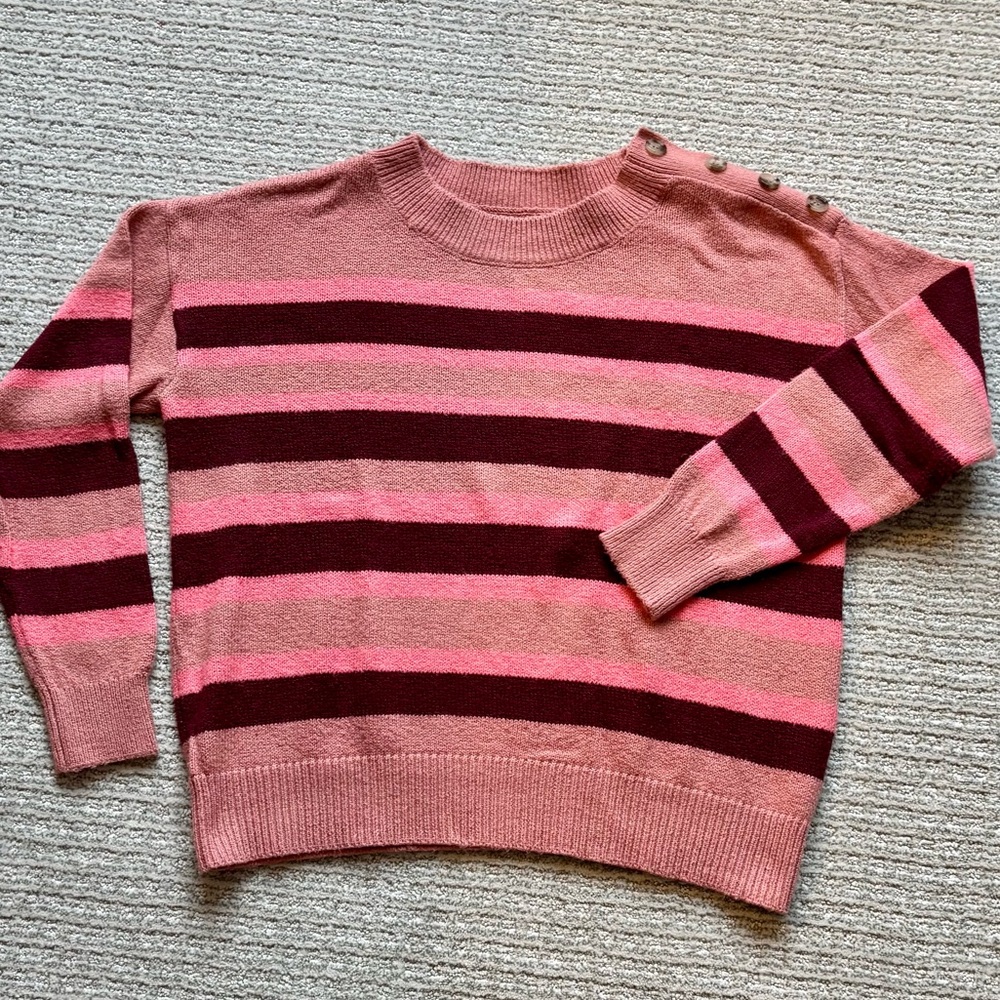 LOFT striped sweater, XS